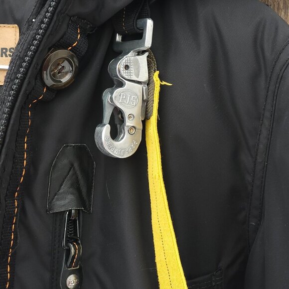 PJs PARAJUMPERS Masterpiece Series men's Medium Coat Chest Slim Fit PARKA - Picture 2 of 12